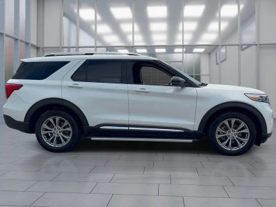 2021 Ford Explorer — rear three-quarter view