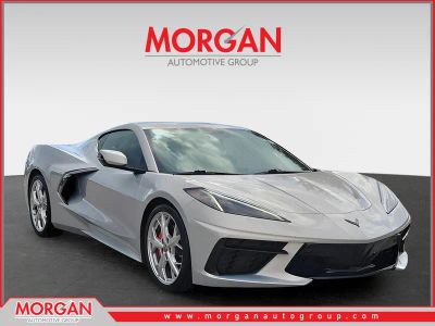 2022 Chevrolet Corvette 3LT in Silver Flare Metallic — front three-quarter view