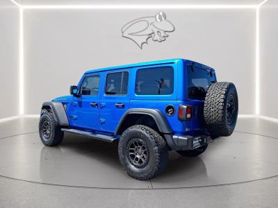 2022 Jeep Wrangler — rear three-quarter view