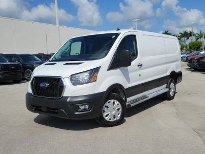 2024 Ford Transit Cargo Van Base in Oxford White — front three-quarter view