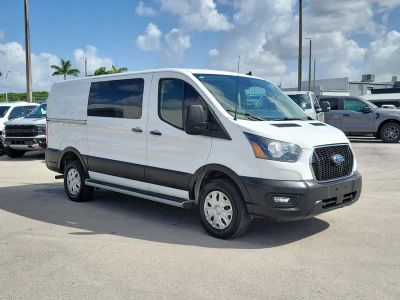 2024 Ford Transit Cargo Van — rear three-quarter view