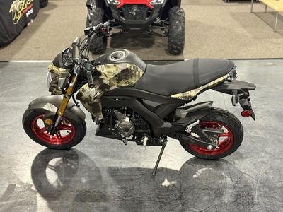 2026 Kawasaki Z125 PRO Cypher Camo Beige — photo 8 view