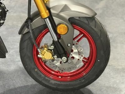 2026 Kawasaki Z125 PRO Cypher Camo Beige — photo 12 view