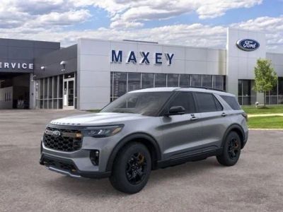 2026 Ford Explorer Tremor® in Carbonized Gray Metallic — front three-quarter view