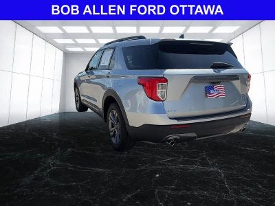 2024 Ford Explorer — rear three-quarter view