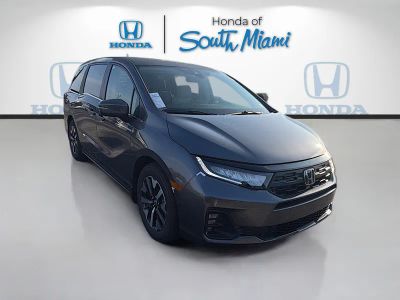 2026 Honda Odyssey EX-L in Modern Steel Metallic — front three-quarter view
