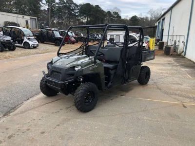 2025 Polaris® Ranger Crew 570 Full-Size Sage Green — front three-quarter view