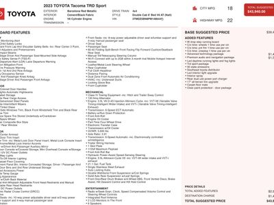 2023 Toyota Tacoma 4WD - Photo 4