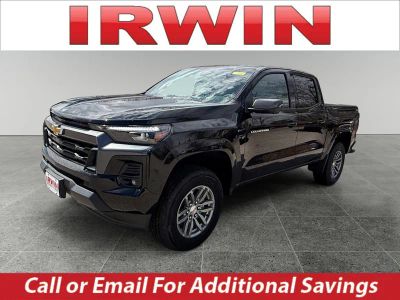 2026 Chevrolet Colorado LT in Black — front three-quarter view