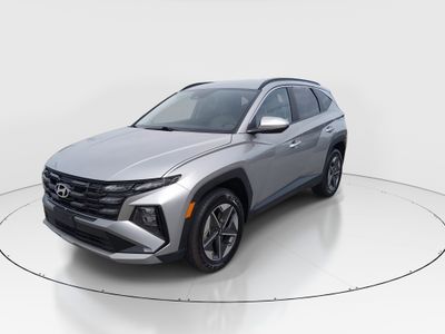 2025 Hyundai Tucson — rear three-quarter view