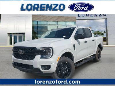 2026 Ford Ranger XLT in Avalanche — front three-quarter view