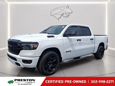 2023 RAM 1500 Big Horn in Bright White Clearcoat — front three-quarter view