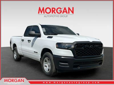 2026 Ram 1500 Tradesman in White — front three-quarter view
