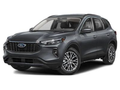 2023 Ford Escape PHEV in White — front three-quarter view