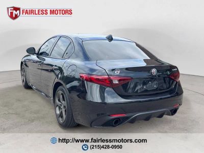 2018 Alfa Romeo Giulia — rear three-quarter view