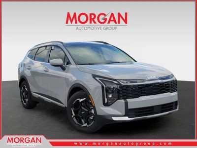 2026 Kia Sportage EX in Wolf Gray — front three-quarter view