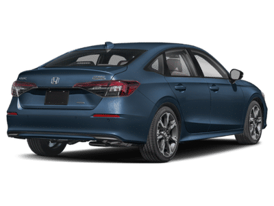 2026 Honda Civic Sedan Hybrid — rear three-quarter view