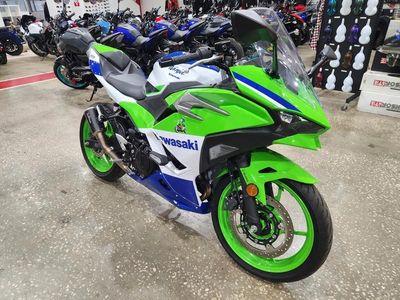 2024 Kawasaki Ninja 500 SE 40th Anniversary Edition ABS — side profile view