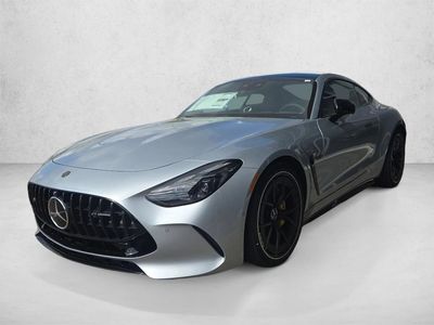 2026 Mercedes-Benz AMG GT 55 AMG &reg; GT 55 Coupe in Cirrus Silver — front three-quarter view