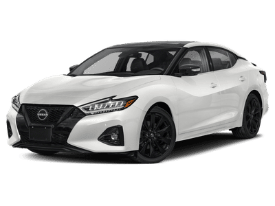 2023 Nissan Maxima SR in Pearl White Tricoat — front three-quarter view