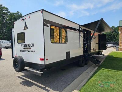 2027 Forest River RV Westbrook Luxury — rear three-quarter view