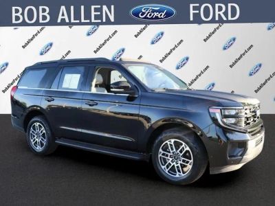 2025 Ford Expedition Active in Agate Black Metallic — front three-quarter view