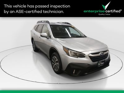 2021 Subaru Outback Premium CVT — front three-quarter view