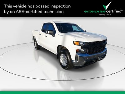 2021 Chevrolet Silverado 1500 2WD Double Cab 147" Work Truck — front three-quarter view