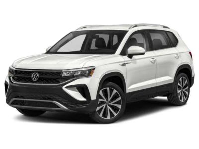 2024 Volkswagen Taos SE in Black — front three-quarter view