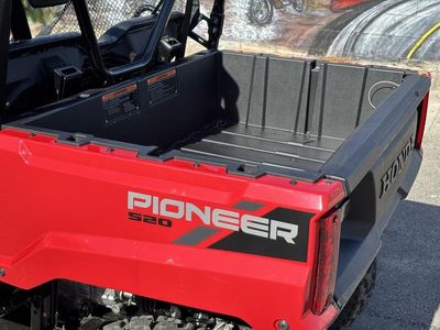 2025 Honda Pioneer 520 — rear three-quarter view