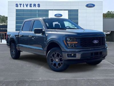 2026 Ford F-150 STX in Gray — front three-quarter view