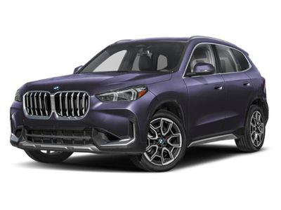 2026 BMW X1 xDrive28i in Blue — front three-quarter view