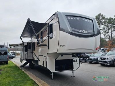 2026 Venture RV SportTrek Touring Edition — front three-quarter view
