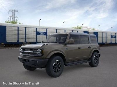 2026 Ford Bronco Outer Banks in Marsh Gray — front three-quarter view