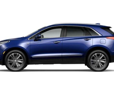 2026 Cadillac XT5 — rear three-quarter view