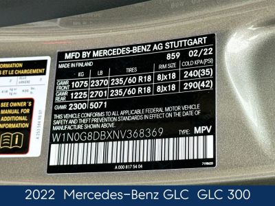 2022 Mercedes-Benz GLC — photo 20 view