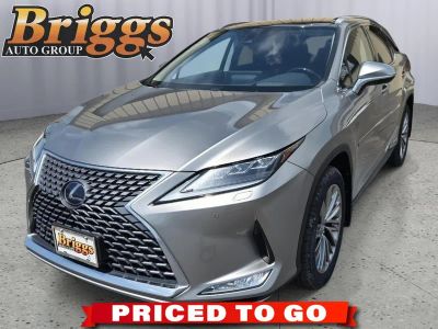 2020 Lexus RX RX 450h in Atomic Silver — front three-quarter view
