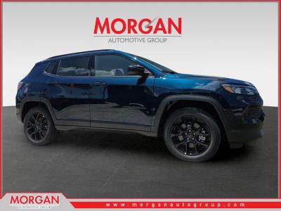 2026 Jeep Compass Latitude in Blue — front three-quarter view