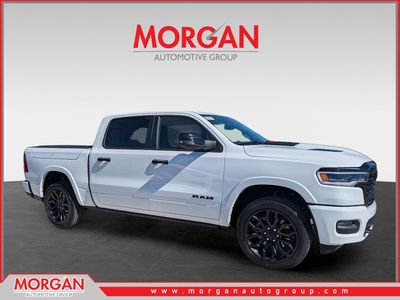 2026 Ram 1500 Limited in White — front three-quarter view