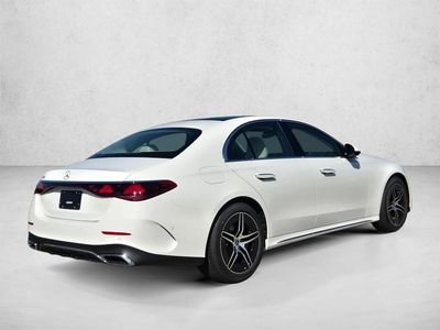 2026 Mercedes-Benz E-Class E 350 RWD Sedan in Polar White — front three-quarter view