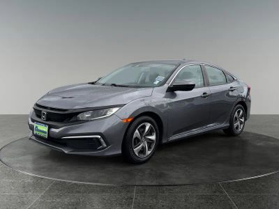 2019 Honda Civic — rear three-quarter view