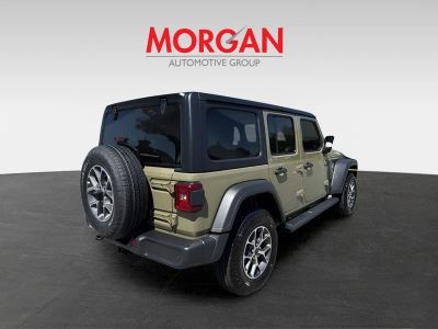2025 Jeep Wrangler — rear three-quarter view