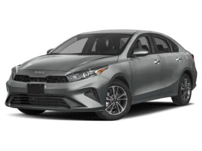 2024 Kia Forte LXS in Snow White Pearl — front three-quarter view