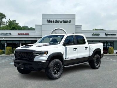 2026 RAM 1500 RHO in Bright White Clear-Coat Exterior Paint — front three-quarter view