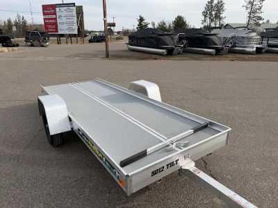 2027 ALUMA Tilt Bed Snowmobile Trailers - 5012 — detail view