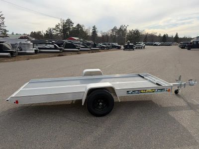 2027 ALUMA Tilt Bed Snowmobile Trailers - 5012 — interior view