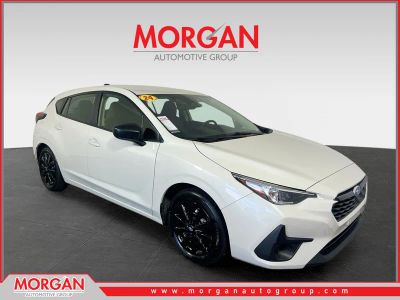 2024 Subaru Impreza Base in Crystal White Pearl — front three-quarter view