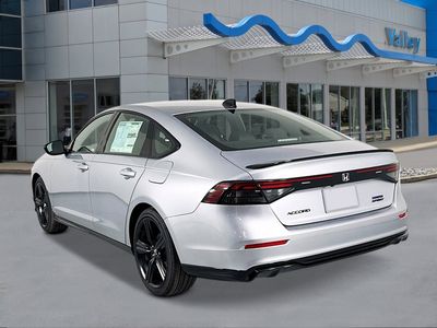 2026 Honda Accord Hybrid — rear three-quarter view