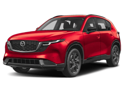2026 Mazda CX-5 2.5 S Premium in Soul Red Crystal Metallic — front three-quarter view