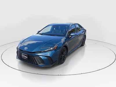 2025 Toyota Camry — rear three-quarter view